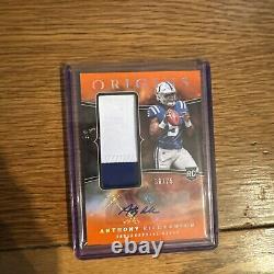 2023 Origins Rookie Jumbo Jersey Autographs Orange Anthony Richardson /75