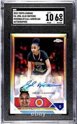 2023 Topps Chrome McDonald's All American # CA-JWA Juju Wakins Rookie Card Auto