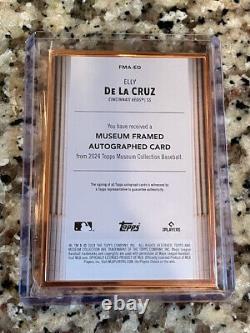 2024 Topps Museum Collection Framed Auto Elly De La Cruz /20 Cincinatti Reds RC