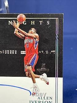 20-21 Impeccable Basketball Allen Iverson 15/25 Reigning Nights Auto Silver