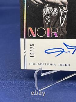 20-21 Impeccable Basketball Allen Iverson 15/25 Reigning Nights Auto Silver