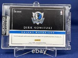 20-21 Impeccable Basketball Dirk Nowitzki Elegance Patch Auto 8/10 3D Patch Sick