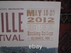 2 Nelsonville Ohio Music Festival Ltd Signed 2012 TAJ MAHAL Stuarts Just A Jar