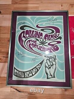 2 limited edition The Mavericks band autographed lithographs 25 Live & New Day