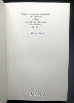 3 A Maggot John Fowles Signed Limited First Edition Uncorrected Proof F