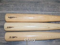 3 Cleveland Indians Autograph Wood Bat Lot Limited Edition 1996 2000 2006 Rare