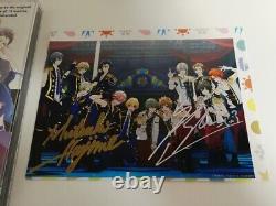 3 autographed Tsukiuta. THE ANIMATION First Press Limited Edition DVD 7 Volume