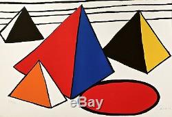 4 Great Pyramids, Limited Edition Lithograph, Alexander Calder