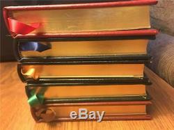 5 Hitchhiker's Guide To The Galaxy Lot Easton Press Douglas Adams Lot 1 signed