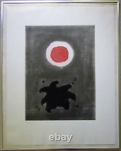 ADOLPH GOTTLIEB Signed 1971 Original Color Etching/Aquatint Night Glow