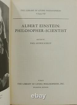 ALBERT EINSTEIN Philosopher Scientist Signed Limited First Edition 1st 1949