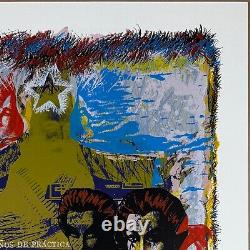 ALDO MENENDEZ Cuban 1989 signed original art print silkscreen limited edition