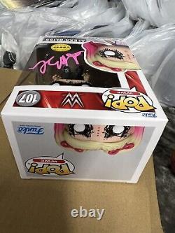 ALEXA BLISS AUTOGRAPHED Signed FUNKO POP #107 CHASE LIMITED EDITION BECKETT