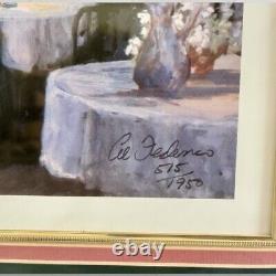 AL FEDERICO Courtyard Brunch LIMITED EDITION SIGNED NUMBERED Framed Lithograph