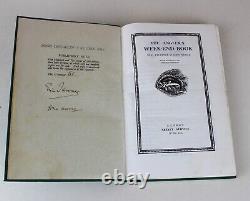 ANGLER'S WEEK-END BOOK Taverner & Moore SIGNED Ltd Ed 51/110 Woodcuts Hamand