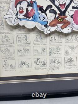 ANIMANIACS STORYBOARD WARNER BROS 1994 SIGNED Limited Edition 981/2500