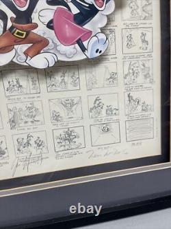 ANIMANIACS STORYBOARD WARNER BROS 1994 SIGNED Limited Edition 981/2500