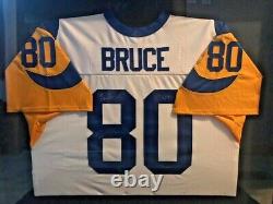 AUTOGRAPHED 16/34 Limited Edition Rams Jersey Isaac Bruce Super Bowl 34 GWTD