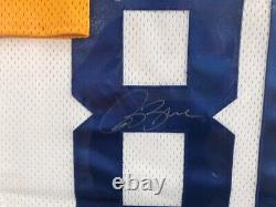 AUTOGRAPHED 16/34 Limited Edition Rams Jersey Isaac Bruce Super Bowl 34 GWTD