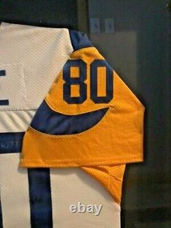 AUTOGRAPHED 16/34 Limited Edition Rams Jersey Isaac Bruce Super Bowl 34 GWTD