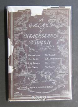 A Galaxy of Disagreeable Women / Limited Edition 1937 Signed by Publisher HC/DJ