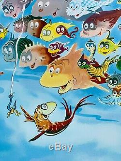 A Plethora Of Fish Dr. Seuss Art (Ted Geisel) Limited Edition Art Very Rare