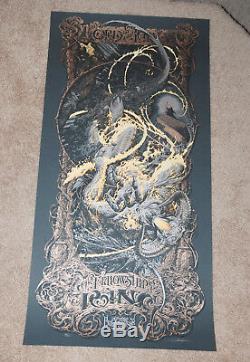 Aaron Horkey Mondo Lord Of The Rings Fellowship VARIANT Print Signed poster NEW