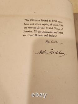 Aesop's Fables. Arthur Rackham signed limited edition #656/1000. Published 1912