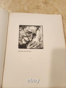 Aesop's Fables. Arthur Rackham signed limited edition #656/1000. Published 1912