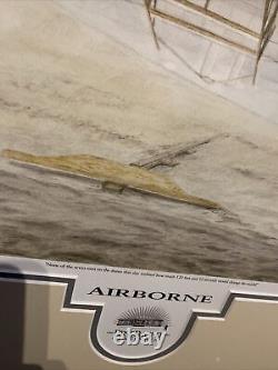 Airborne Marsha Mills Limited Edition Art Signed COA 20/1000 Kitty Hawk