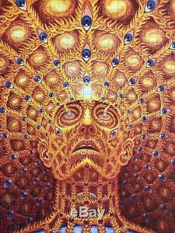 Alex Grey Oversoul Blotter Art Signed and Numbered Limited Edition Pro Shipping