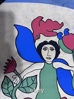 Alexandre Filho Signed Limited Edition Artwork, 1970 The Angel & Flower, Brazil