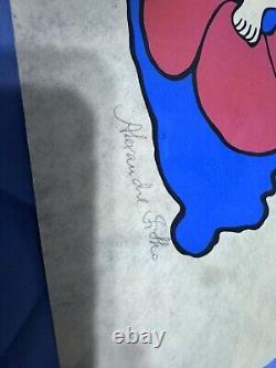 Alexandre Filho Signed Limited Edition Artwork, 1970 The Angel & Flower, Brazil