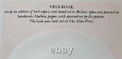 Allen Press 1959 THE DUCHOW JOURNAL 1852 Signed First Edition Limited Edition