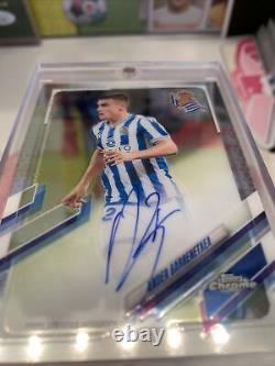 Ander Barrenetxea 2020-21 Topps Chrome Real Sociedad Curated Autograph Card /44