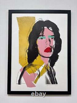 Andy Warhol Mick Jagger #143 print, Signed Ltd. Ed Numbered 1975 NYC unframed