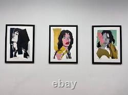 Andy Warhol Mick Jagger #143 print, Signed Ltd. Ed Numbered 1975 NYC unframed