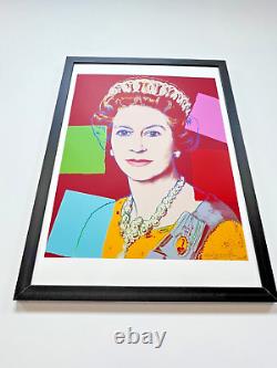 Andy Warhol Queen Elizabeth II 334, Signed Ltd. Ed series 1985 NYC 22x30in