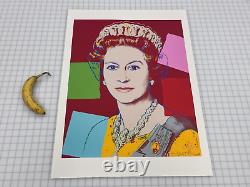 Andy Warhol Queen Elizabeth II 334, Signed Ltd. Ed series 1985 NYC 22x30in