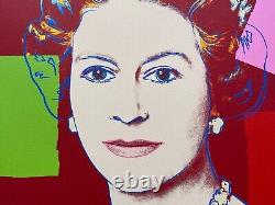 Andy Warhol Queen Elizabeth II 334, Signed Ltd. Ed series 1985 NYC 22x30in