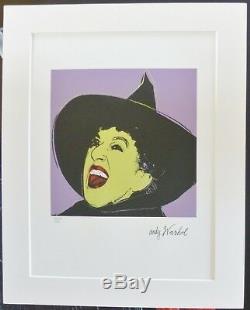 Andy Warhol Witch Signed & Hand Numbered 3651/5000 Limited Edition Lithograph