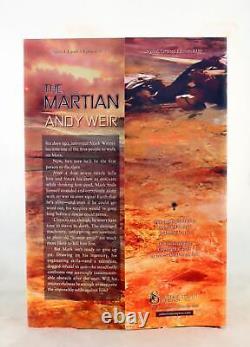 Andy Weir Signed Limited Edition 2015 The Martian Subterranean Press HC withDJ