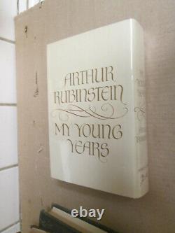 Arthur Rubinstein MY YOUNG YEARS 1st Edition SIGNED LIMITED EDITION