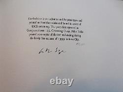 Arthur Sze / Earthshine Signed Limited Edition First Edition 1999