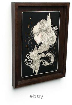 Audrey Kawasaki Eien Framed Intaglio Print Edition of 50 SOLD OUT