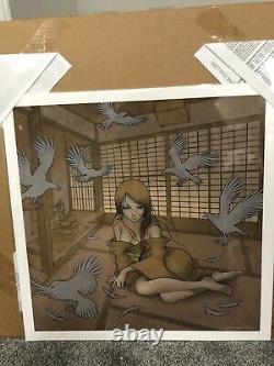 Audrey Kawasaki Kazamachi Giclee Art Print Signed 24x24 2009 136/150