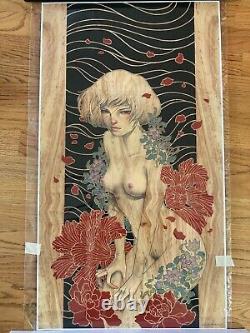 Audrey Kawasaki Manic limited edition art print signed