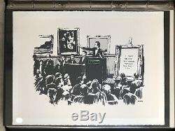 Authentic Banksy Morons Limited Edition Screen Print POW Pest Control
