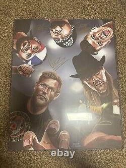 Authenticated Signed Limited Edition Wrestling Art