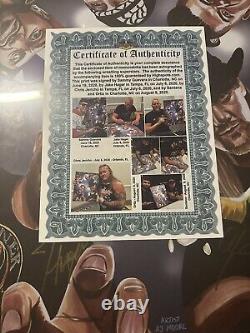 Authenticated Signed Limited Edition Wrestling Art